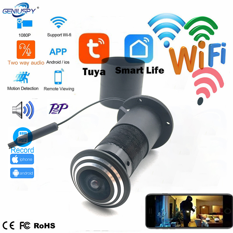 Home Security Front Door Camera - 1080P ثقب الباب واي فاي باب