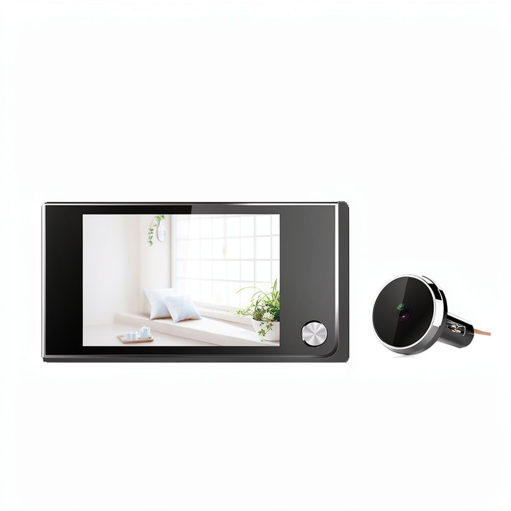 كاميرا إلكترونية للباب مع شاشة - مراجعة Home Security Front Door Camera وسعره