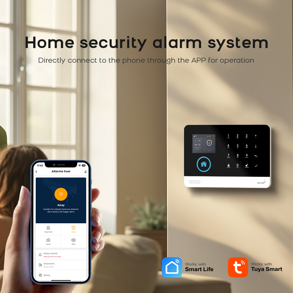 4G GSM Wifi نظام إنذار منزلي ل - مراجعة Home Security Front Door Camera وسعره