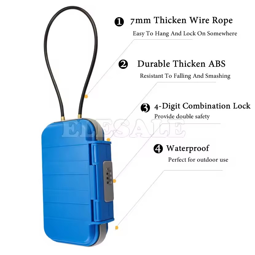 الإبداعية المحمولة 4 أرقام قفل - مراجعة Home Security Box وسعره