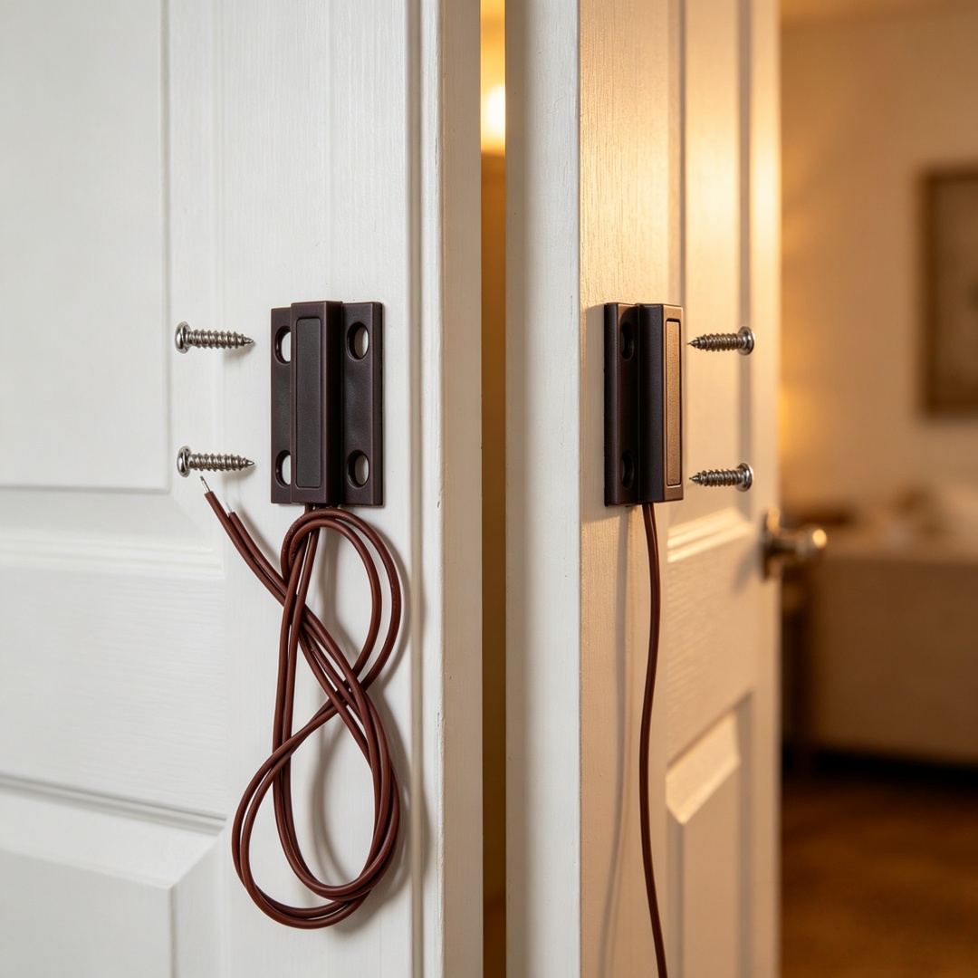 مستشعر مغناطيسي MC-38A سلكي لل - مراجعة Sim Gsm Alarm وسعره